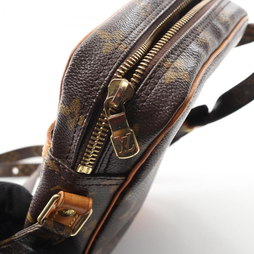 LOUIS VUITTON Brown Monogram Leather Shoulder Bag - Picture 9 of 11